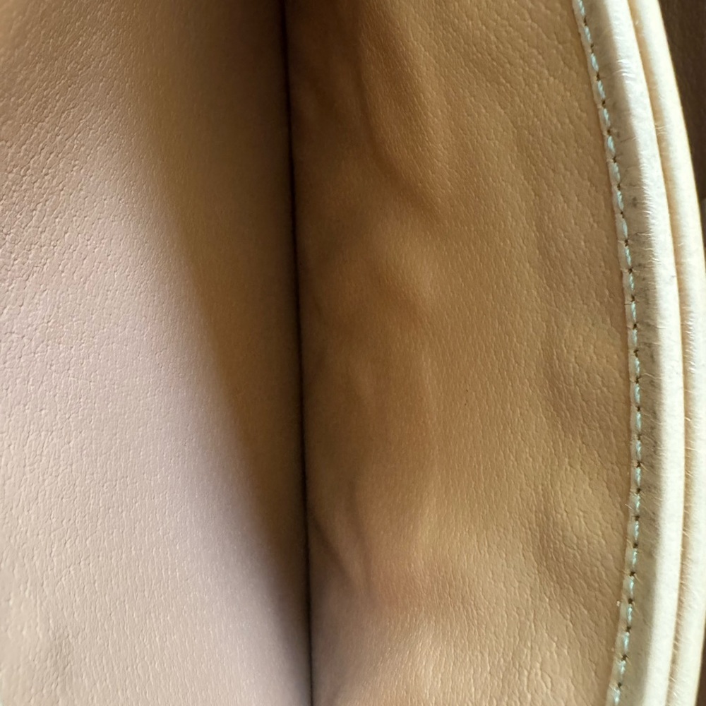 Vintage Celine Brown Leather Saddle Crossbody with Tan Trim - Picture 5 of 16